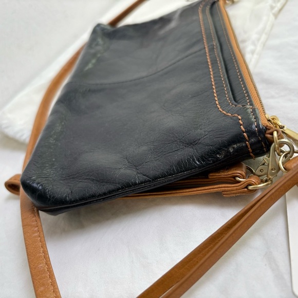 HOBO INTERNATIONAL Darcie Leather Crossbody Wristlet Shoulder Bag Purse NWT - Picture 3 of 14
